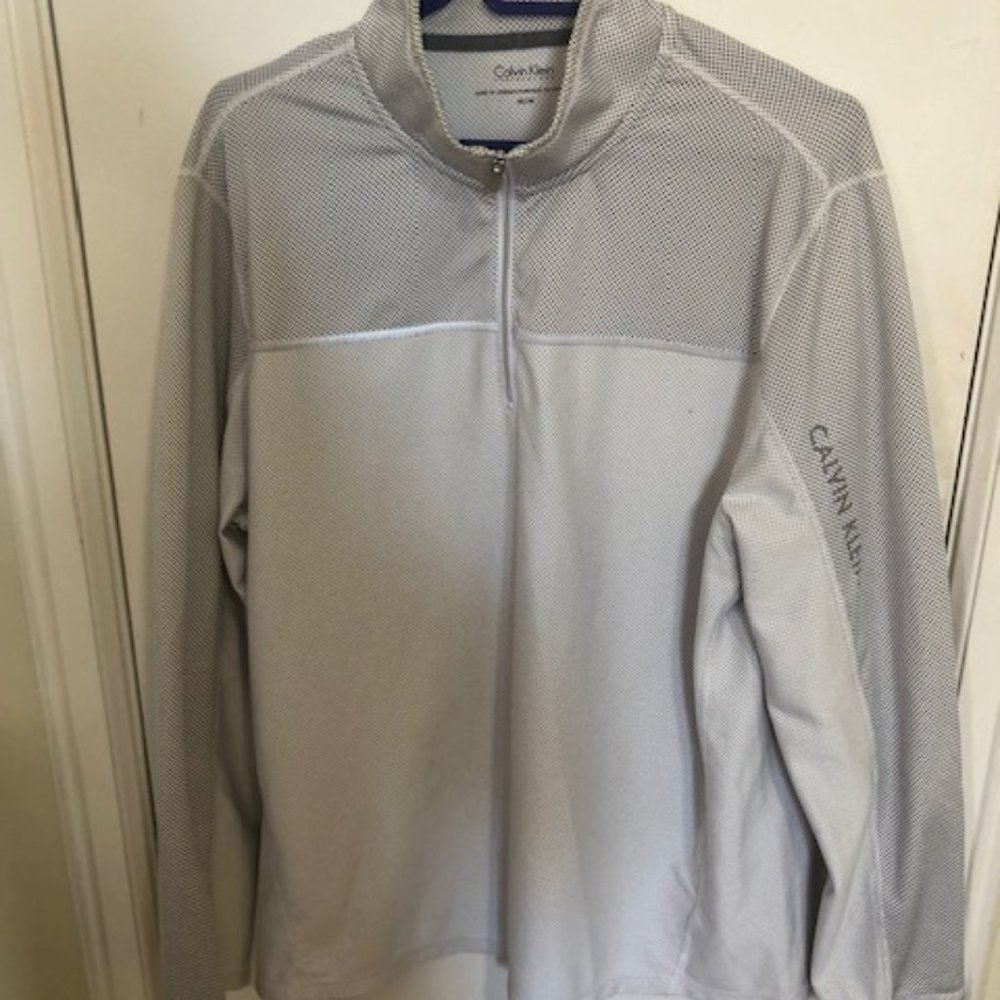 Vintage Calvin Klein long sleeve zip-up